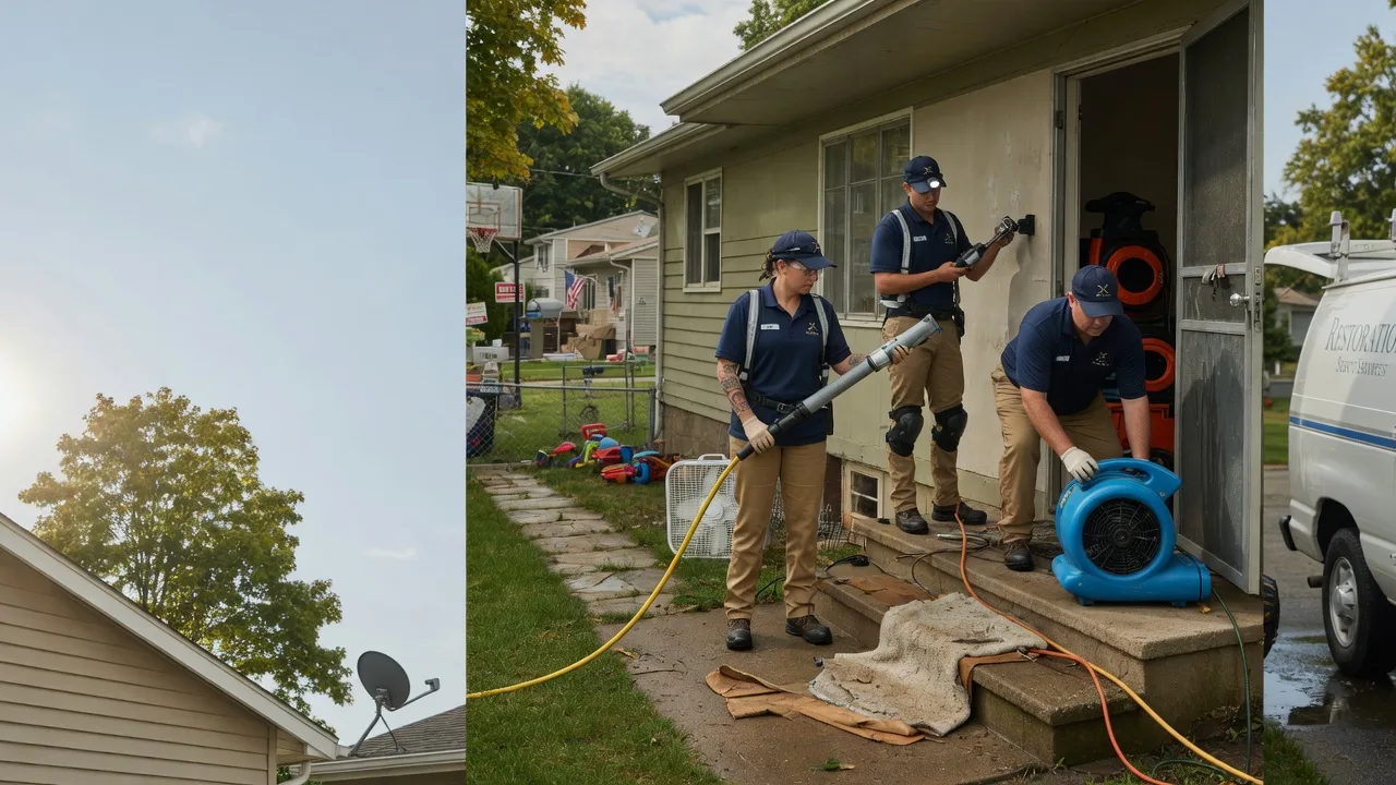 Crawl Space Water Removal in Oakford, IN near me